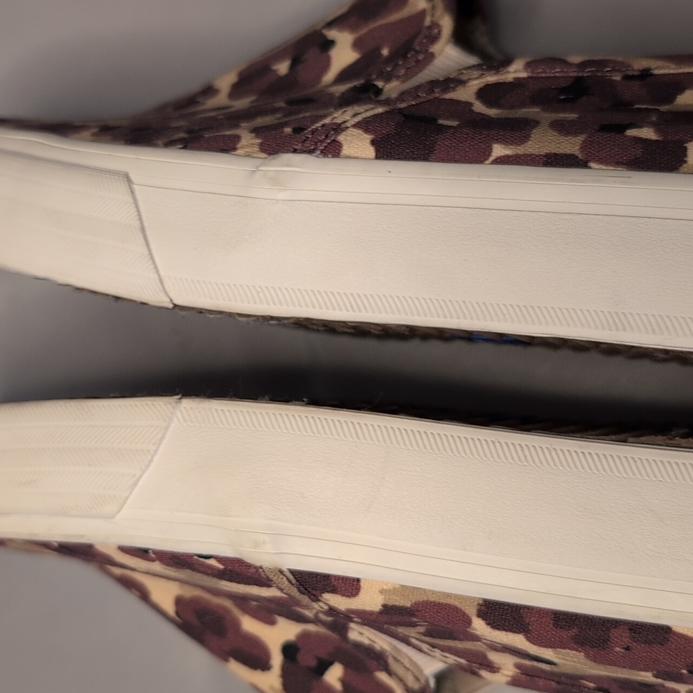 Keds x Elizabeth and James Leopard Print Double Decker Canvas Slip on Sn… Size 9 - Picture 8 of 14